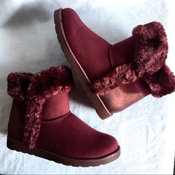 LAST Pair!!NEW in BOX SUEDE Winter BOOTS BOOTIES - Picture 3 of 8